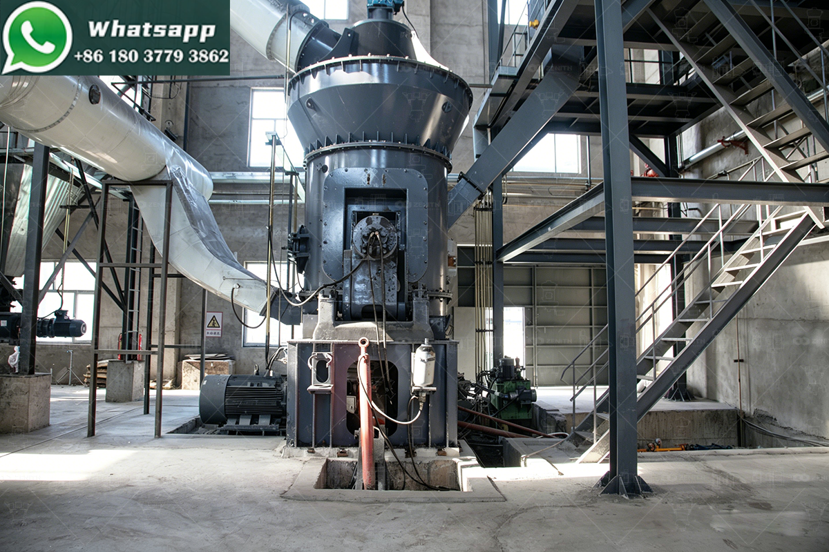 Zavod izmelʹčeniâ Gips 58 t/h s Vertikalʹnaâ Melʹnica LM — Uzbekistan