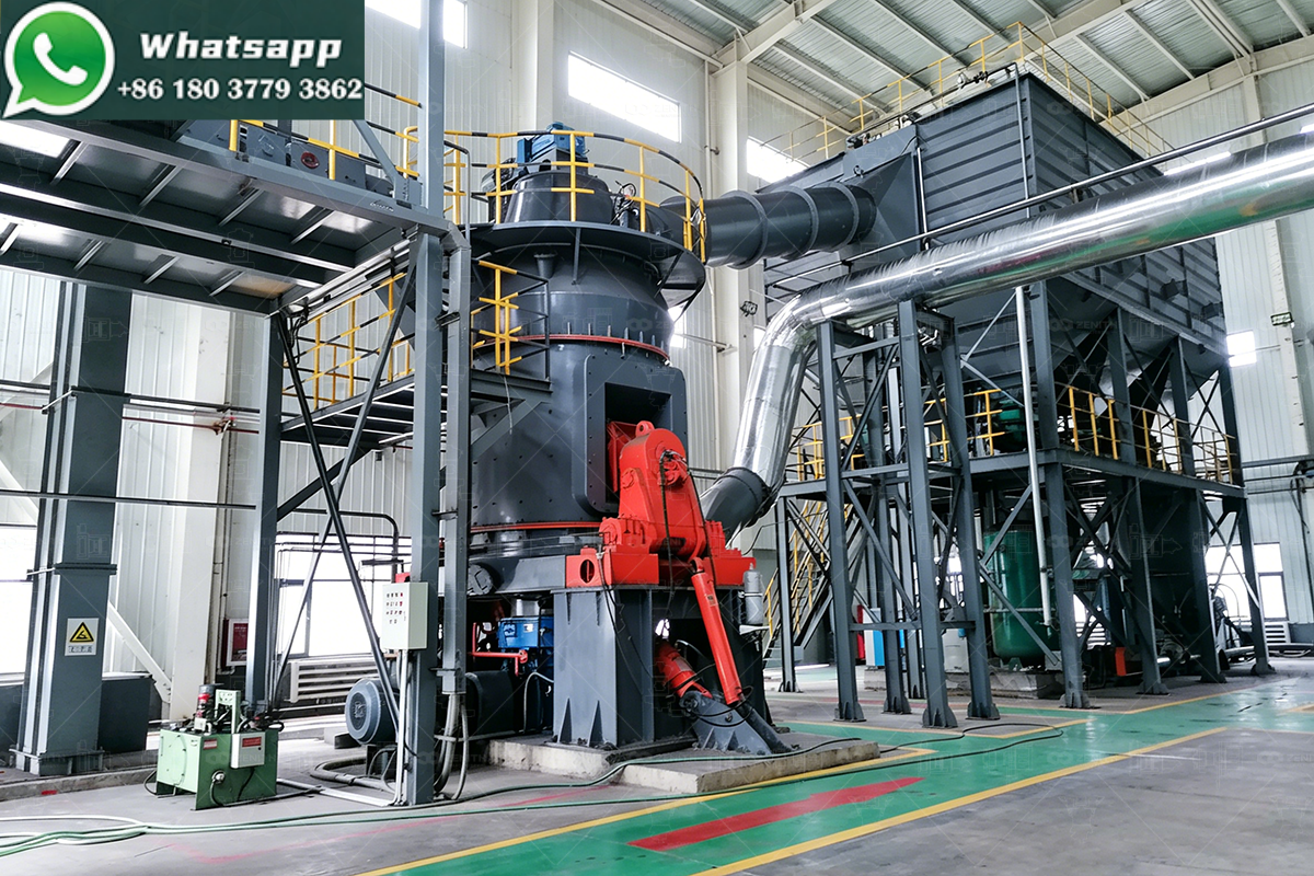 Zavod izmelʹčeniâ Gips 58 t/h s Vertikalʹnaâ Melʹnica LM — Tadžikistan