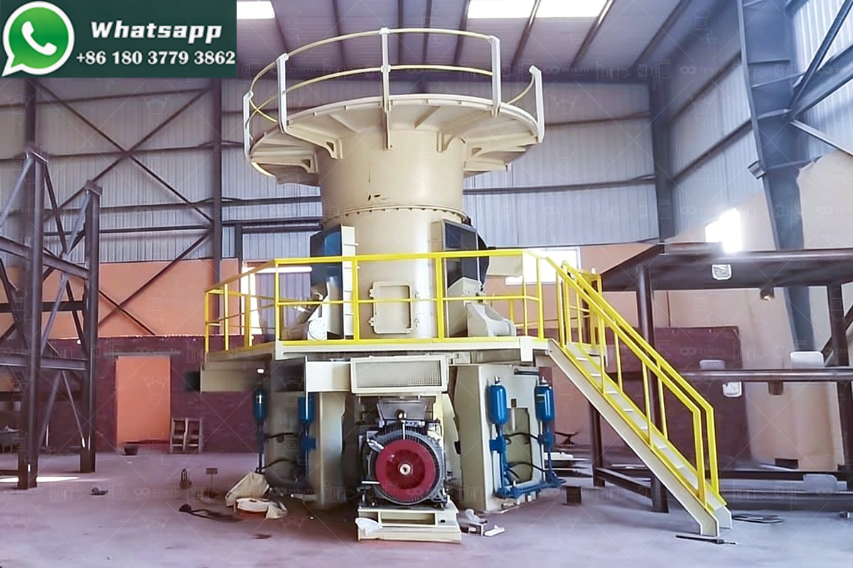 Zavod izmelʹčeniâ Barit 15 t/h s Vertikalʹnaâ Sverhtoneaja LUM — Uzbekistan